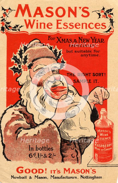 Mason’s Wine Essences, 1900. Artist: Unknown