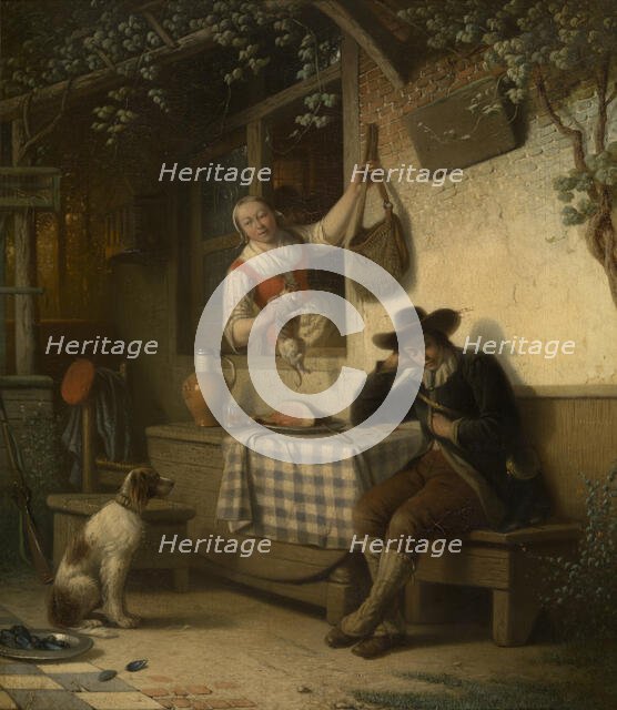 Resting Hunter. Creator: Ferdinand De Braekeleer.