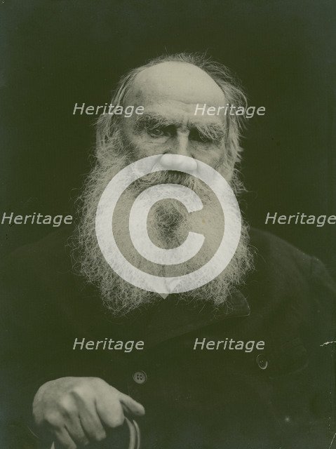 Portrait of the author Count Lev Nikolayevich Tolstoy (1828-1910).