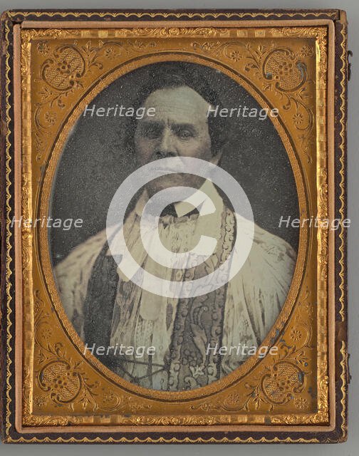 Untitled (Portrait of a Man), 1855. Creator: Unknown.