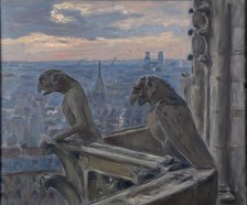 Les gargouille, Third Quarter of 19th century. Creator: Moreau-Nélaton, Adolphe Étienne Auguste (1859-1927).