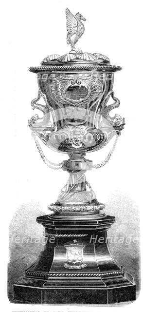 Testimonial to Capt. Inglefield, R.N., from the Mercantile Marine Service Association of..., 1864. Creator: Unknown.