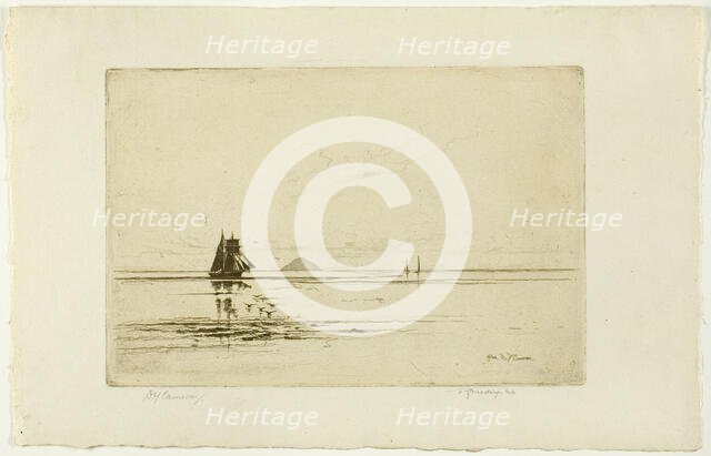 Ailsa, plate twenty from the Clyde Set, 1889. Creator: David Young Cameron.