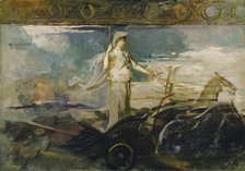 Minerva in a Chariot, ca. 1894. Creator: Abbott Handerson Thayer.