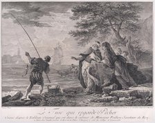 The Turc Who Watches Fishing, ca. 1720-60. Creator: Jean Daullé.