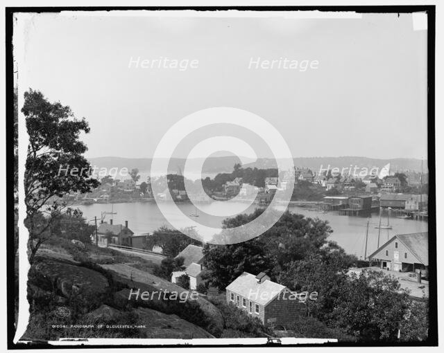 Panorama of Gloucester, Mass., c1905. Creator: Unknown.