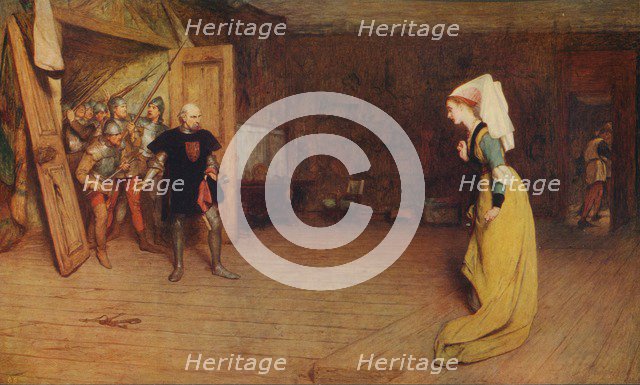 'Talbot and the Countess of Auvergne', 1875, (c1915). Creator: William Quiller Orchardson.