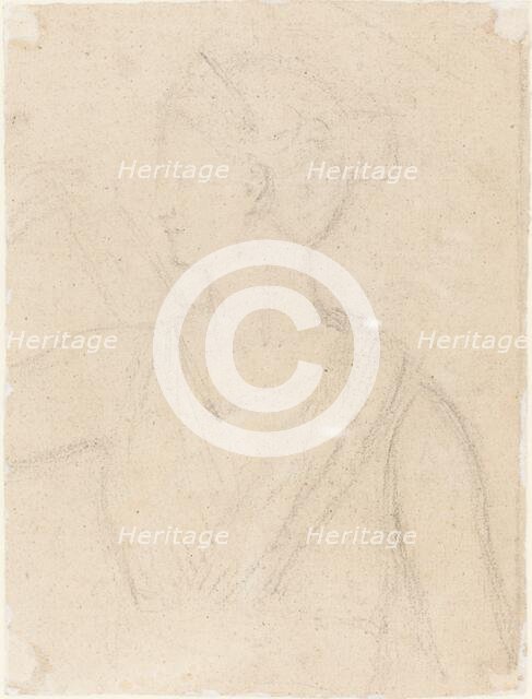 Study of the Statue of Diana in the Vatican [verso]. Creator: Benjamin Robert Haydon.
