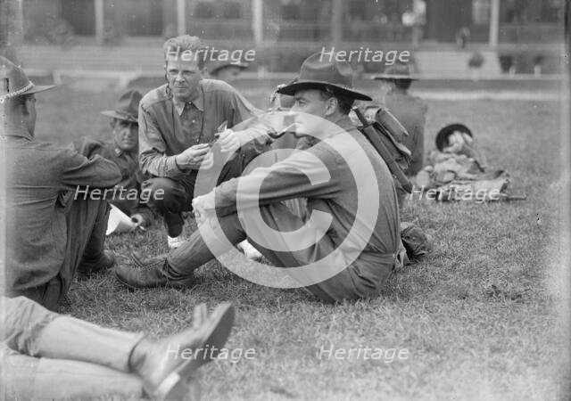 Plattsburg Reserve Officers Training Camp - Jimmie Mitchell of New York, 1916. Creator: Harris & Ewing.