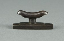 Amulet of a Headrest, Egypt, Late Period, Dynasty 26-31 (664-332 BCE). Creator: Unknown.