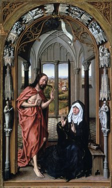 'Christ Appearing to His Mother', c1440.  Artist: Rogier Van der Weyden