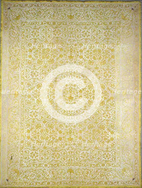 Bedcover, Portugal, Late 17th century. Creator: Unknown.