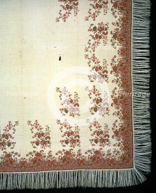 Square Shawl, England, 1840. Creator: Unknown.