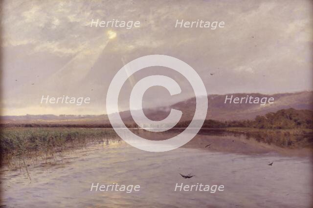A Lake in the Himmelbjerg District, Jutland, 1888. Creator: Godfred Christensen.