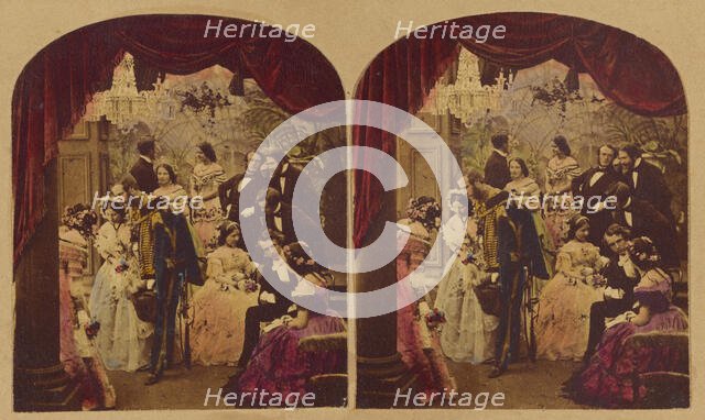 The Ball Room, about 1857. Creators: London Stereoscopic & Photographic Co, Joseph John Elliott.