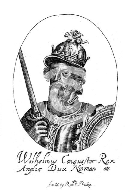 William the Conqueror.Artist: Robert Peake