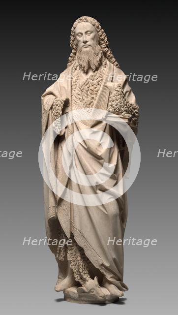 Saint John the Baptist, c. 1500. Creator: Jan Crocq (Netherlandish, act. 1486-1510), attributed to.