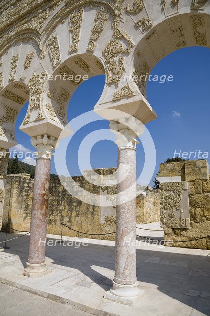 Doorway and basilica, House of Ya'far, Madinat al-Zahara (Medina Azahara), Spain, 2007. Artist: Samuel Magal