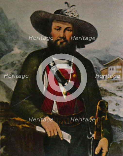 'Andreas Hofer 1767-1810. - Gemälde von Blaß', 1934. Creator: Unknown.