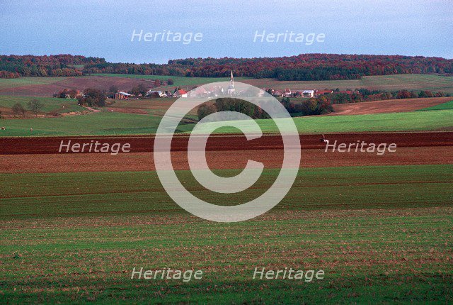 Landscape in Burgundy. Artist: Unknown