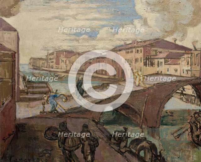 Il Cannaregio, c1935. Creator: Walter Richard Sickert.