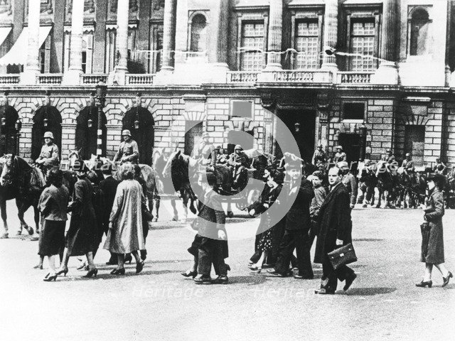 German troops in occupied Paris, June 1940. Artist: Unknown