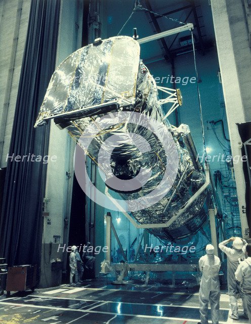 Testing the Hubble Space Telescope , 1980s. Artist: Unknown