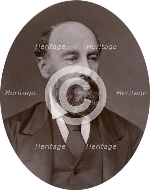 Sir George Strong Nares, Arctic explorer, 1878. Creator: Lock & Whitfield.