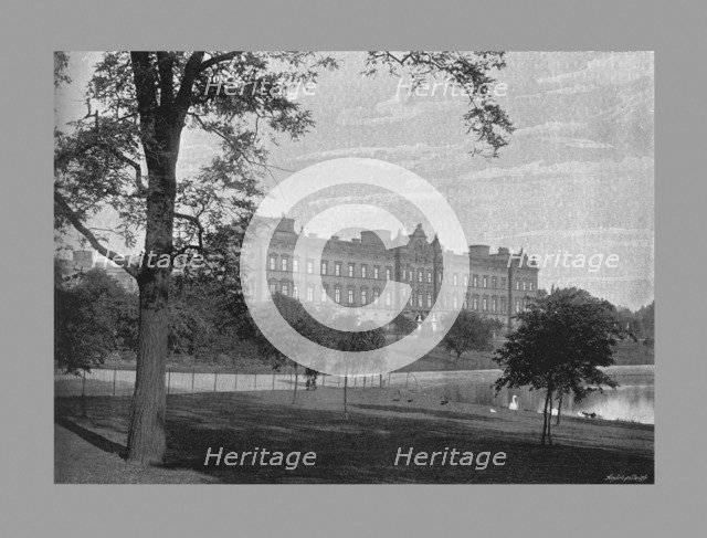 Buckingham Palace, London, c1900. Artist: GW Wilson and Company.