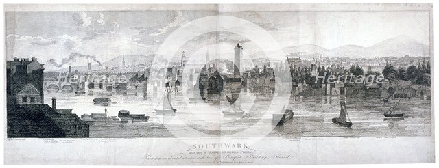 Southwark, London, 1807. Artist: Anon