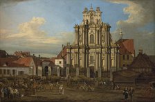 The Visitationist Church in Warsaw, 1780. Creator: Bellotto, Bernardo (1720-1780).