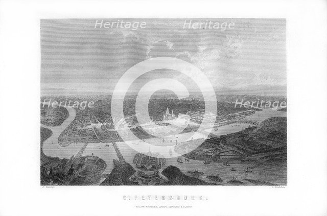 St Petersburg, northwestern Russia, 1893. Artist: S Bradshaw