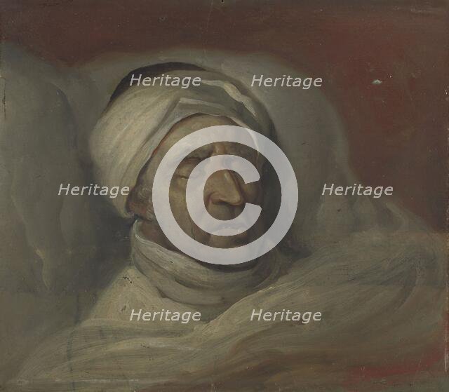 Mr. Willem Bilderdijk after his death, 1831.  Creator: Gerrit Jan Michaelis.