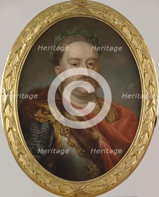 Portrait of John III Sobieski (1629-1696), King of Poland and Grand Duke of Lithuania, 1768-1771. Creator: Bacciarelli, Marcello (1731-1818).