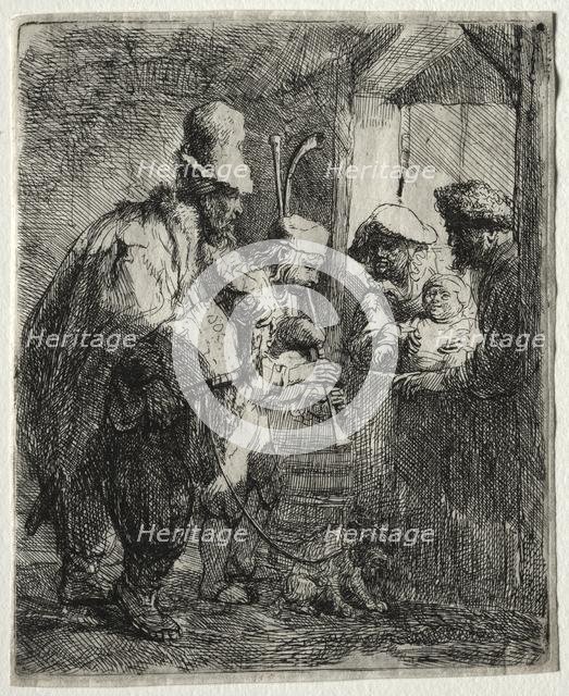 The Strolling Musicians, c. 1635. Creator: Rembrandt van Rijn (Dutch, 1606-1669).