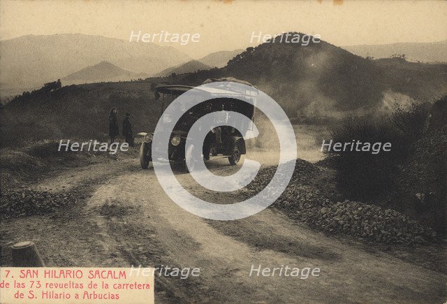 Bus passenger line, running through the road from Sant Hilari Sacalm to Arbúcies.