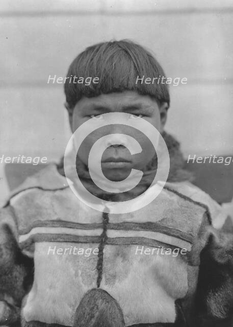 An Alaskan Eskimo boy, between c1900 and c1930. Creator: Unknown.