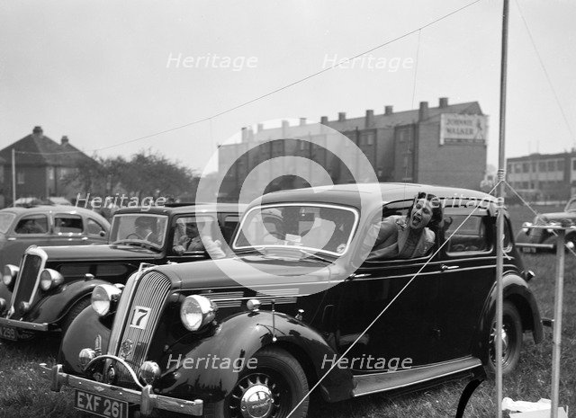 1938 Standard Flying Fourteen at the Standard Car Owners Club Gymkhana, 8 May 1938. Artist: Bill Brunell.