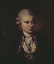 Portrait of Count Johann Friedrich Struensee (1737-1772). Creator: Juel, Jens (1745-1802).