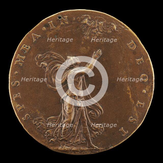 Hope with Hands Raised in Prayer [reverse]. Creator: Leone Leoni.