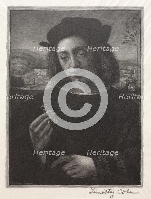Old Italian Masters: A Goldsmith, 1888-1892. Creator: Timothy Cole (American, 1852-1931).
