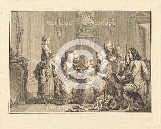 Le belle nourrice. Creators: Joseph de Longueil, Charles Eisen.