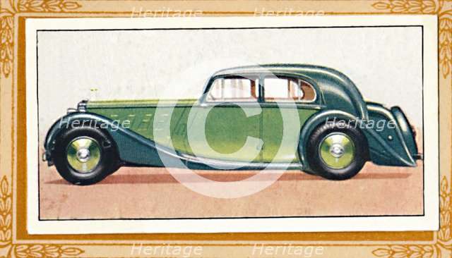 'M.G. Two-Litre Saloon', c1936. Artist: Unknown.