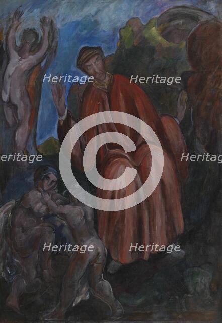 Dante. Prophets, Opus I, 1912. Creator: Jens Adolf Emil Jerichau.