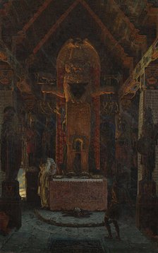 Radogost the God, 1913. Creator: Masek, Karel Vitezslav (1865-1927).