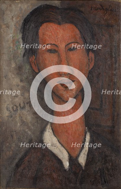 Portrait of Chaïm Soutine (1893-1943), 1917. Artist: Modigliani, Amedeo (1884-1920)