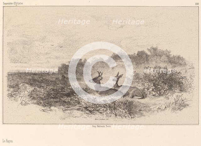 Le Repos. Creator: Karl Bodmer.