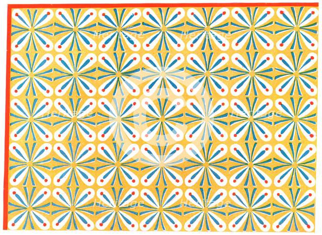 Painted ceiling in the tomb of Hepuseneb, Thebes, Egypt, (1928). Creator: Unknown.