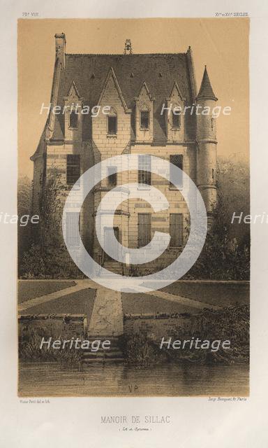 ...Pl. 73, Manoir De Sillac (Lot et Garonne), 1860. Creator: Victor Petit (French, 1817-1874).