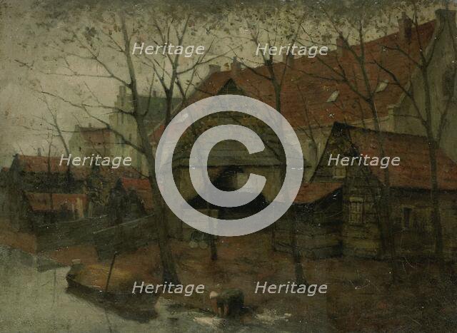 The Vinkenbuurt near Amsterdam, 1885-1900. Creator: Johann Eduard Karsen.